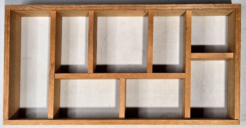 Vetrina shadow box legno - vetrina,