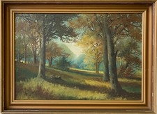 Quadro a Olio Baumgruppe Im