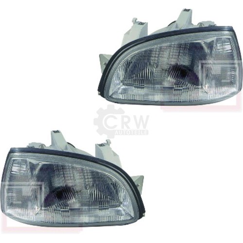 Set fari per renault clio - di,