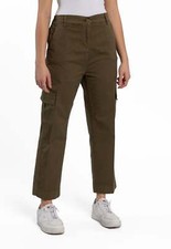 Pantalone donna cargo cotone
