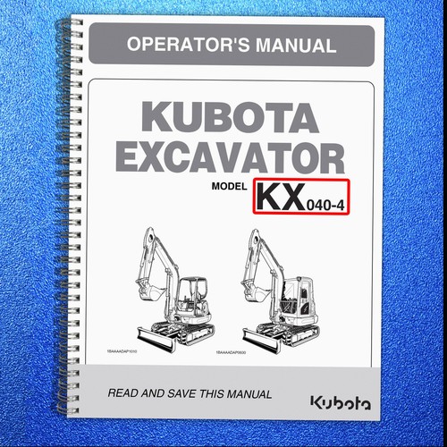 Kubota kx040 excavator - kx040-4,