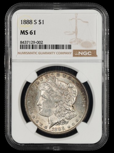 1888 ngc ms61 - 1888,