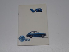 MGB GT V8 LEYLAND DRIVER'S HANDBOOK USO E MANUTENZIONE 1976