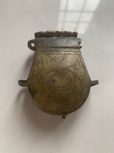 Porta polvere sparo antica - polvere,