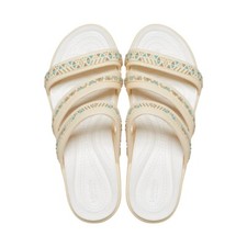 Crocs Boca Medallion Strappy Wedge W