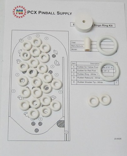 Kit anelli gomma - anelli, in
