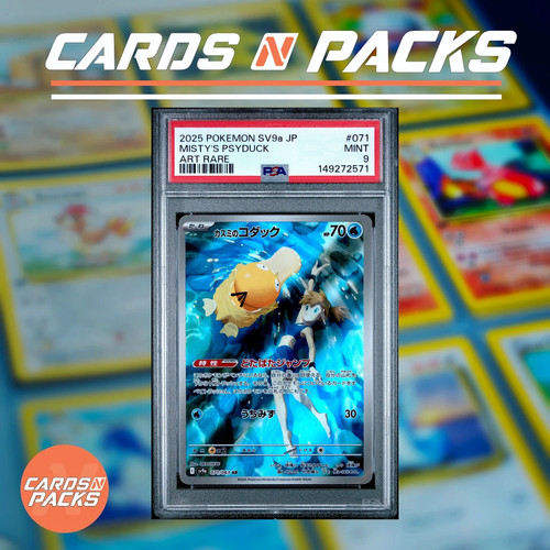 Carte pokemon misty psyduck - carte,