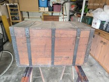 Baule Antico Forziere Legno e