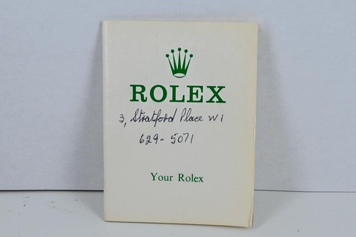 Libretto originale your rolex - libretto,