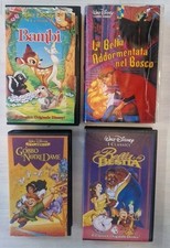 Lotto 12 VHS DISNEY/I CLASSICI + VHS MAGIC ENGLISH DeAgostini Buone Condizioni