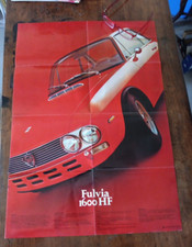 LANCIA FULVIA HF 1600 HF GRANDE POSTER Advertising Italian Pubblicità ORIGINALE