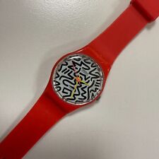 ⌚ Swatch Keith Haring-type 1984 SQUIGGLY LR104 - with brand new strap