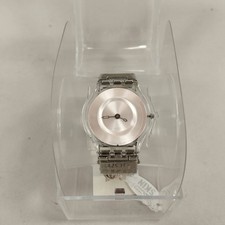 Swatch Skin SFK131 Silver Meshstream Pink Originale Cinturino Argento Svizzera