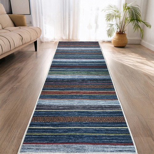 Tappeto runner righe oceano - tappeto,