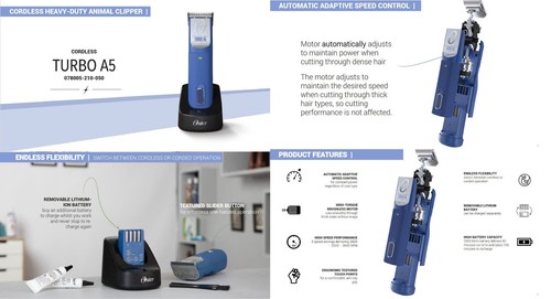 Oster cordless turbo - a5, 3