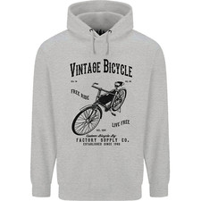 Felpa Uomo Vintage Bicicletta