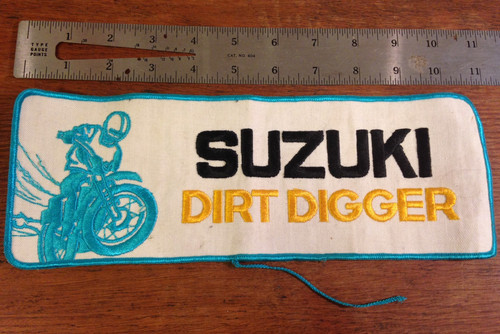 Patch ricamata vintage suzuki - vintage,