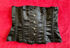 HIGH QUALITY FETISH UNDERBUST CORSET SATIN WAIST CINCHER SISSY CROSSDRESSER