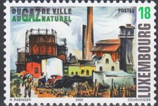 Lussemburgo 2000 Gas,Energia,Energia,Industria,Tecnologia,Commercio,MNH