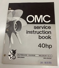 Manuale manutenzione cod. 8026289 per Evinrude/Johnson 40 HP 2T 1972/1973/1974