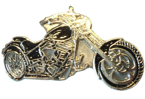 Black custom chopper bike - custom,