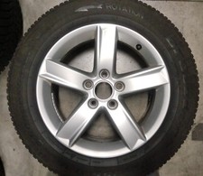 N. 3 cerchi lega Audi A4 + N. 4 gomme invernali seminuove 225/55/R16