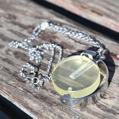 Citrine perfume bottle - 1.4",