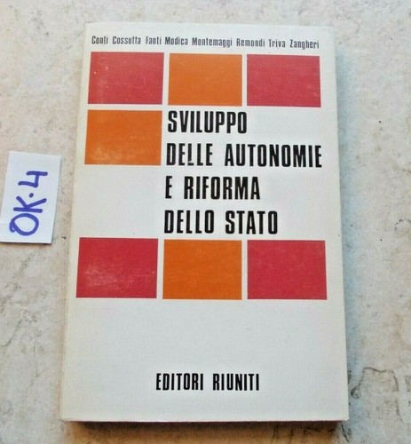 Libro sviluppo delle autonomie - libro,