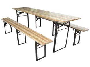Set tavolo panche birreria - 2,