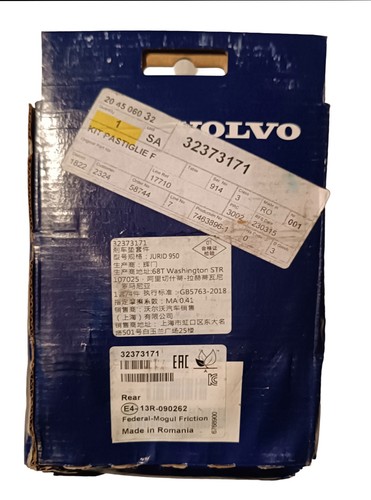 Volvo kit pastiglie per - ,