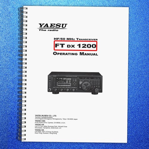 Yaesu ftdx1200 operating - yaesu,