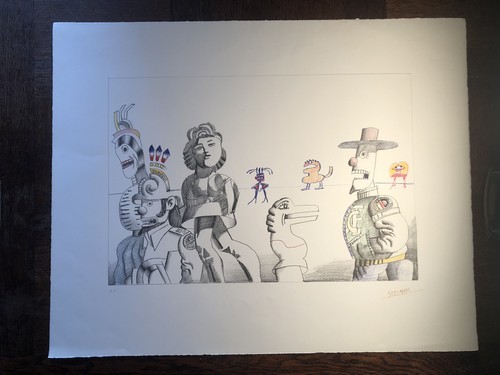 Superbe lithographie saul - superbe,