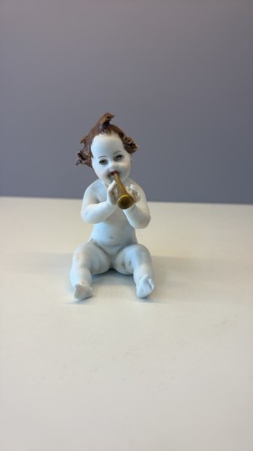 Statuina capodimonte puttino - statuina,