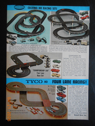1971 tyco aurora sot - aurora,