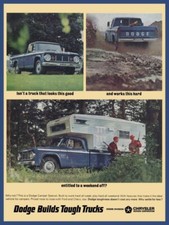 Insegna in metallo Dodge Pickup + Camper Top 1966: 12x16" e spedizione gratuita