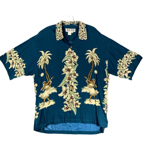 Camicia retrò hawaiana - , baik