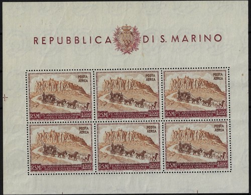 1951 san marino foglietti - 1951,