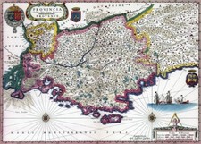 Reproduction carte ancienne - Provence XVIIè