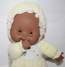 Hello Baby Darling Doll Soft Love 13" Yellow Plush Thumb Sucking 2011 KS Toys