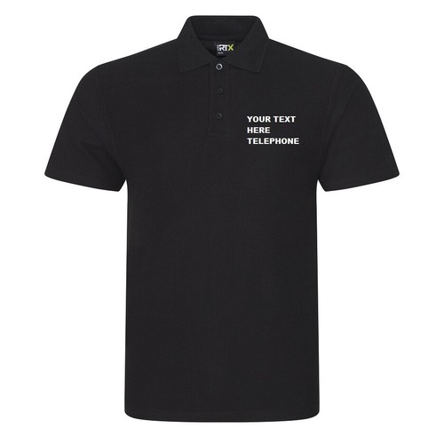 Polo personalizzata testo