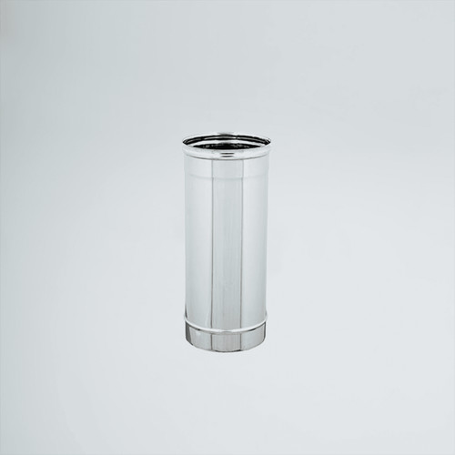 Tubo mono parete inox 500mm - mono,