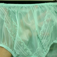 Slip vintage nylon trasparente