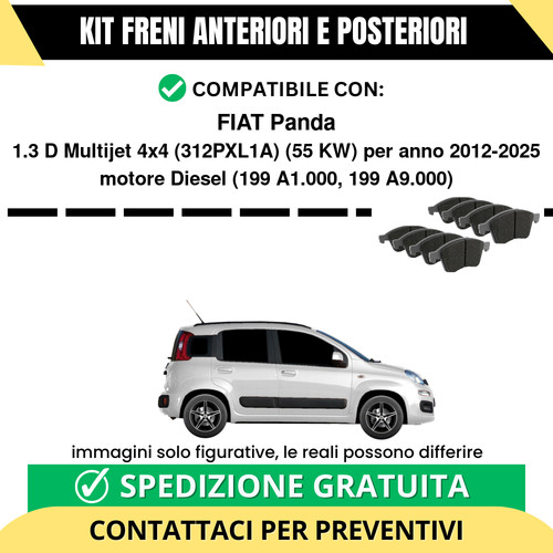 Pastiglie freno ant - ant, +