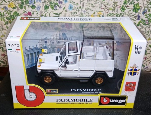 Burago modellino papamobile - modellino,