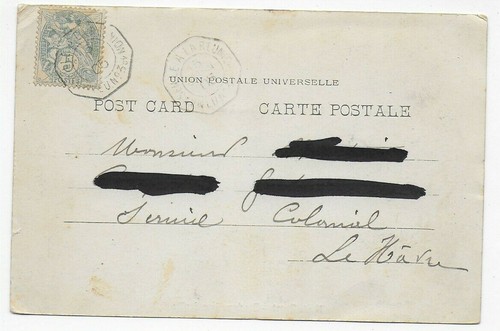 Posta navale francese - posta, 1905