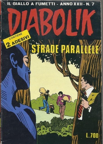 Diabolik giallo a - a, fumetti