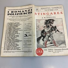Romantica Economica Romanzo numero 23 Stingaree di Hornung 1 Settembre 1925