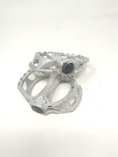A  pedals pedali BMX alloy alluminio vintage  silver grey grigio
