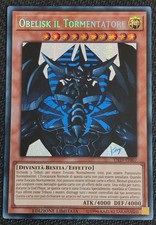OBELISK IL TORMENTATORE  Rara Segreta Prismatica Italiano TN19-IT007 YUGIOH