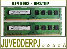 KIT RAM 8GB (2X 4GB ) DDR3